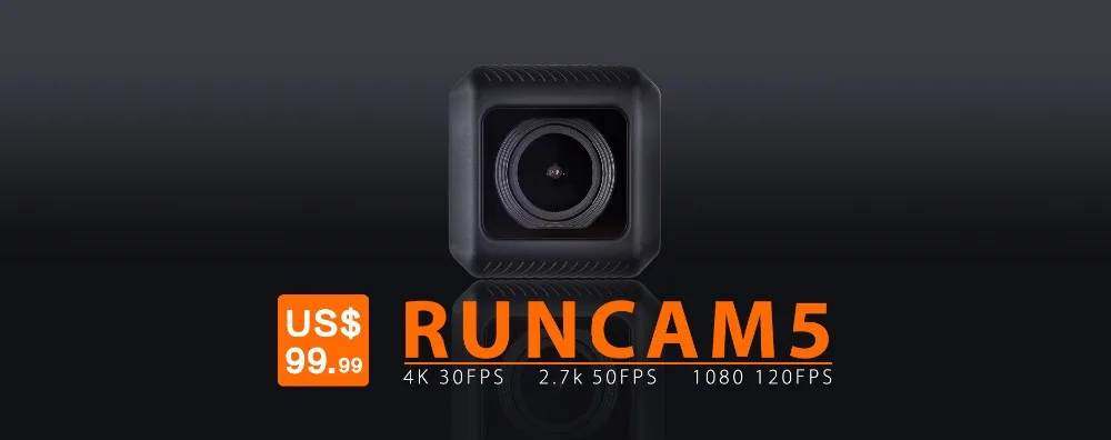 RunCam 5 12MP самая маленькая 4 K камера HD Запись 145 градусов NTSC/PAL 16:9/4:3 переключаемая FPV Экшн-камера мини-камера для радиоуправляемого дрона Accs