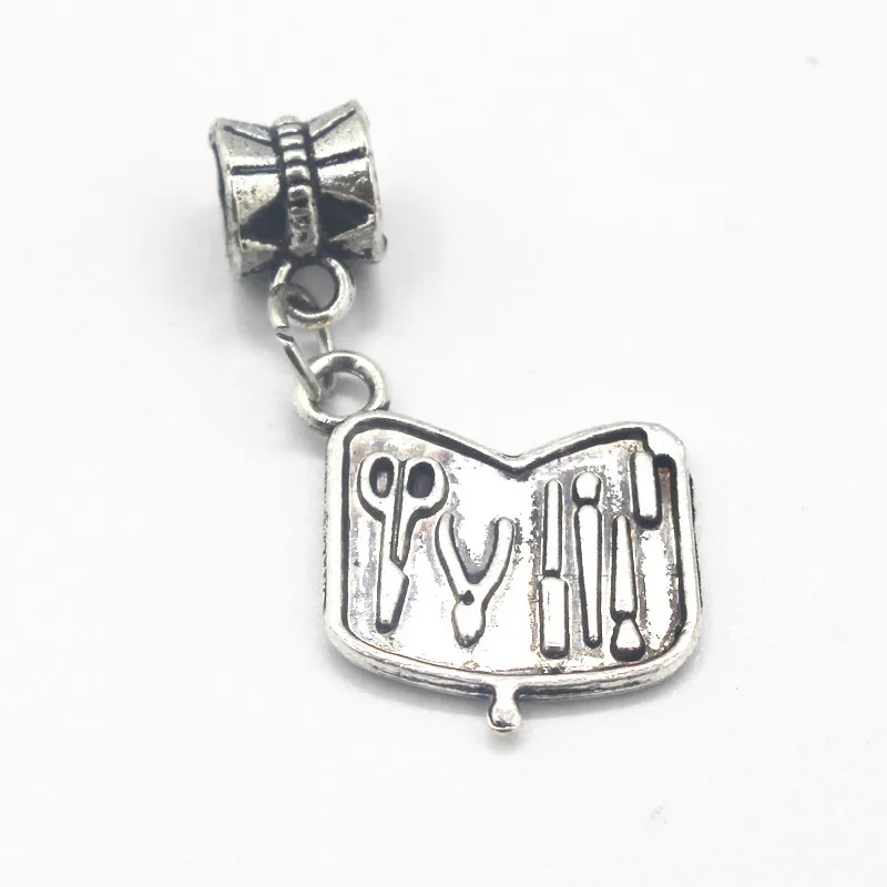 20 шт./лот серебряные медицинские инструменты подвески Плавающие Подвески из