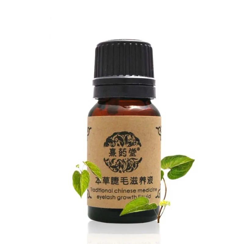 Новый китайский травяной Мощный Макияж лечение роста ресниц Жидкий усилитель