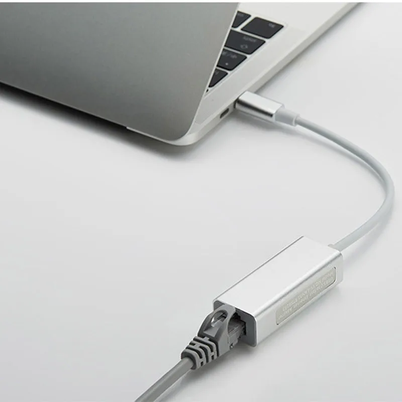 10/100/1000 Мбит/с RJ45 для Тип usb C внешний сетевой адаптер сети Gigabit Ethernet конвертер для Macbook Chromebook