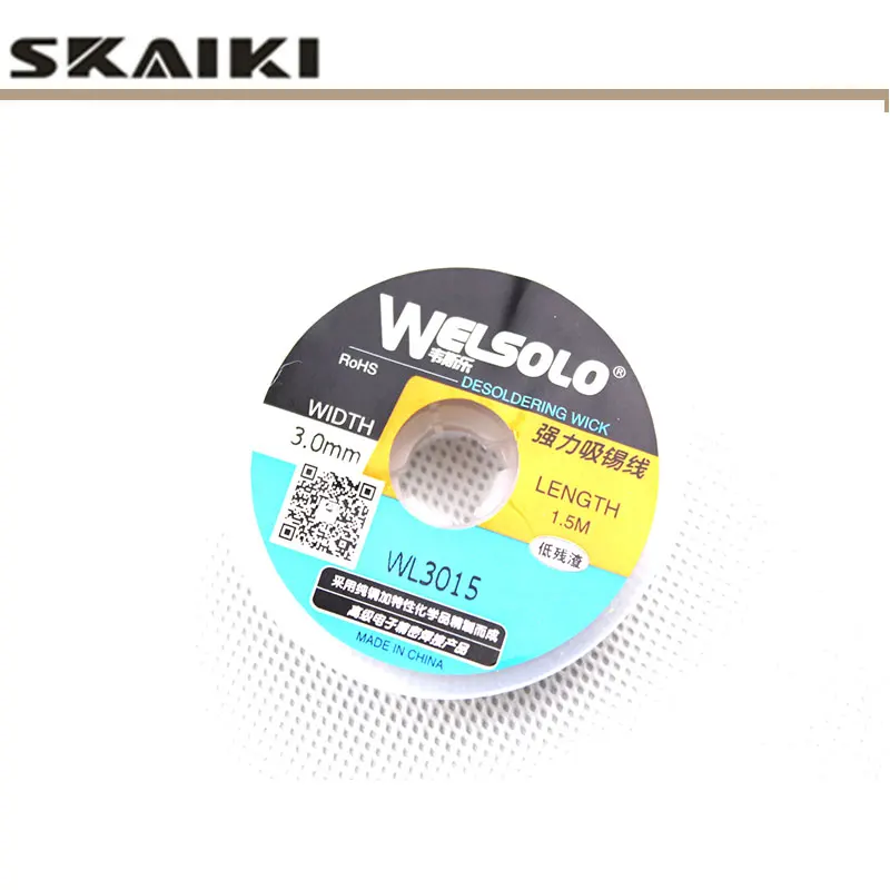 WELSOLO5 шт. 1 5 мм/2 0 мм/3 мм паяльная проволока для распайки фитиля аксессуар пайки