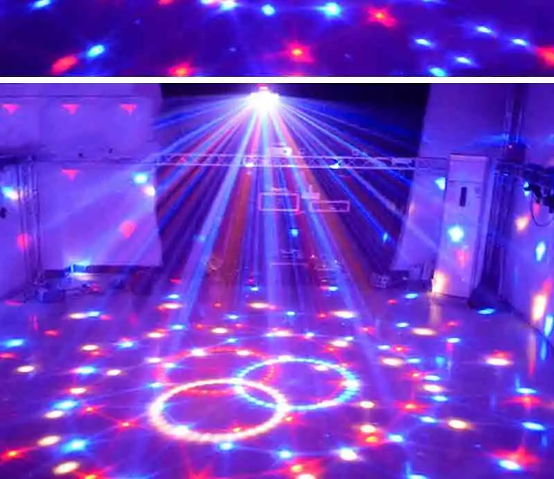 9 цветов светодиодный диско-светильник магический шар лампа DMX 512 лазер Lumiere RGB вечерние светильник для детей DJ звуковая активированная диско-лампа вечерние светильник