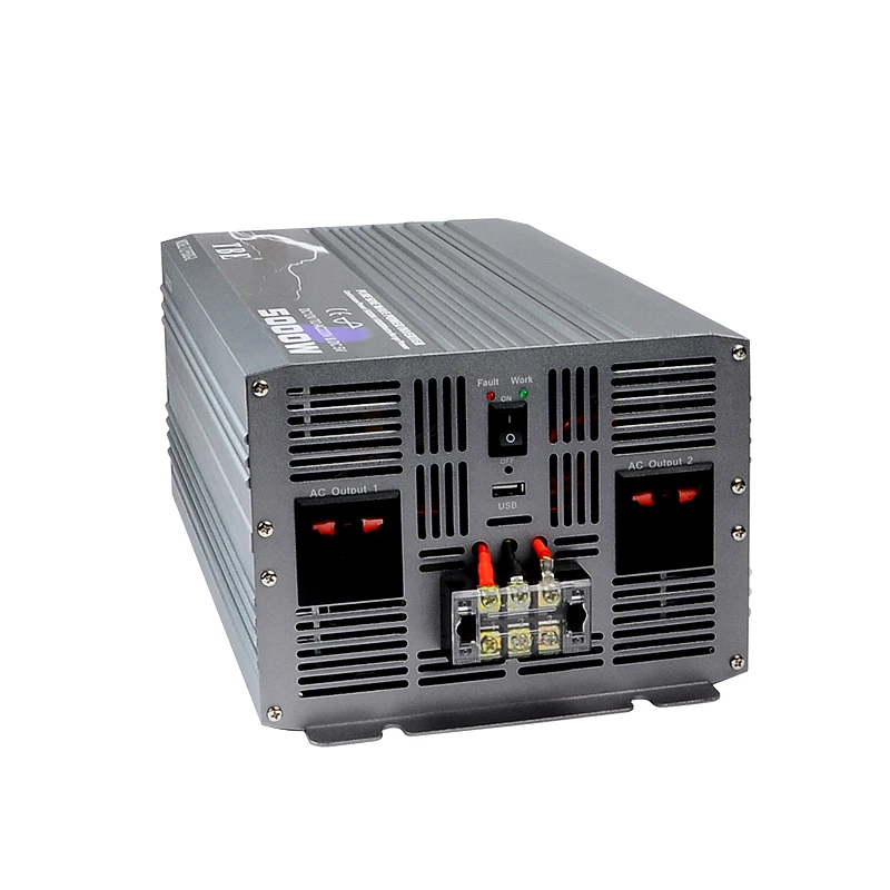 Инвертор синусоидальной волны 5000 Вт постоянный ток 12 В в переменный 220