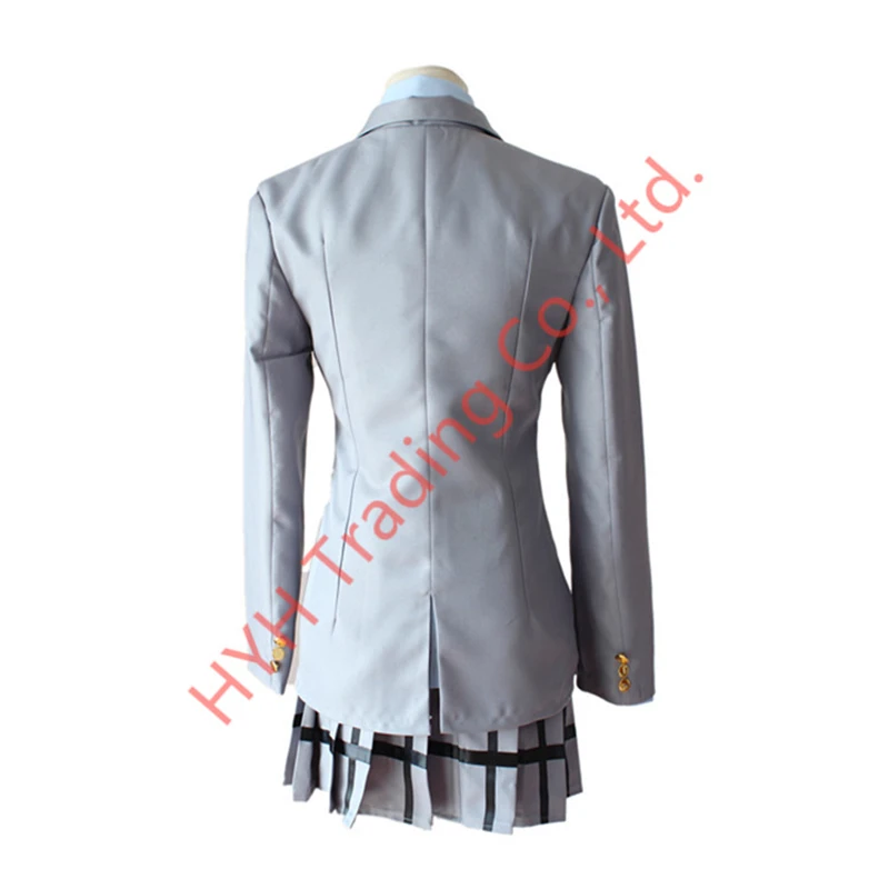 Костюм для косплея Каори миядзоно Your Lie в апреле костюм униформа на Хэллоуин