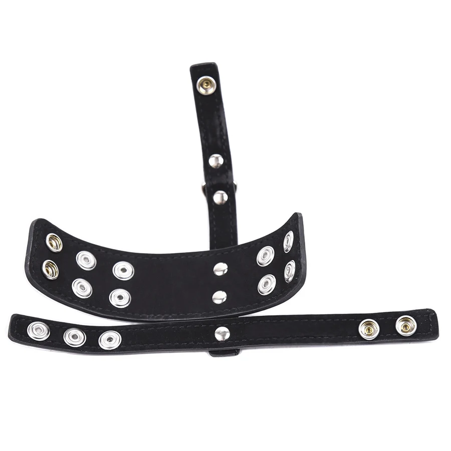 Кожаный растягиватель для пениса кольцо мошонки тренажер утяжеленного шара секс