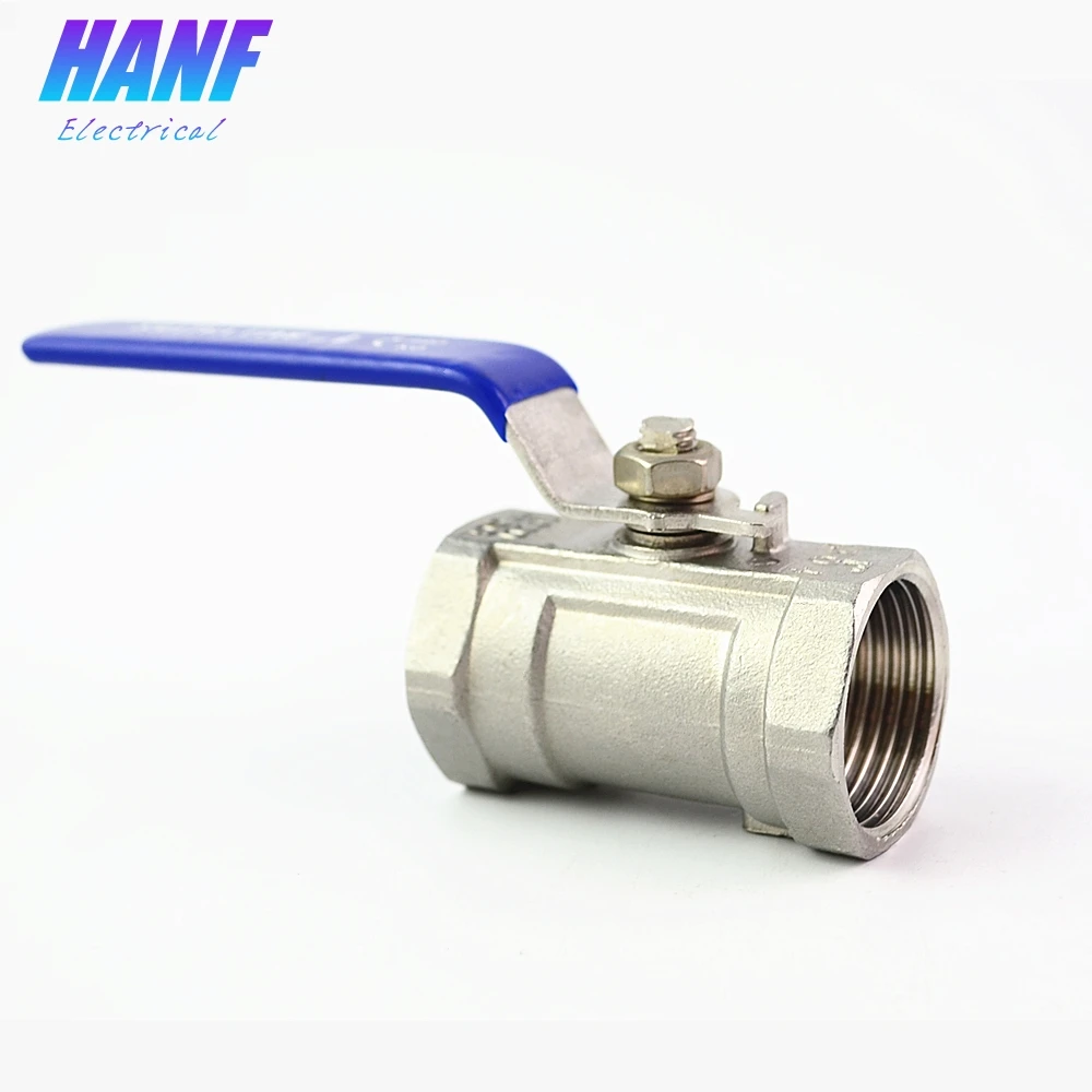 1 шт. шаровой кран SS304 BSP &quotDN25 цельный корпус прямой узор сверхмощная ручка