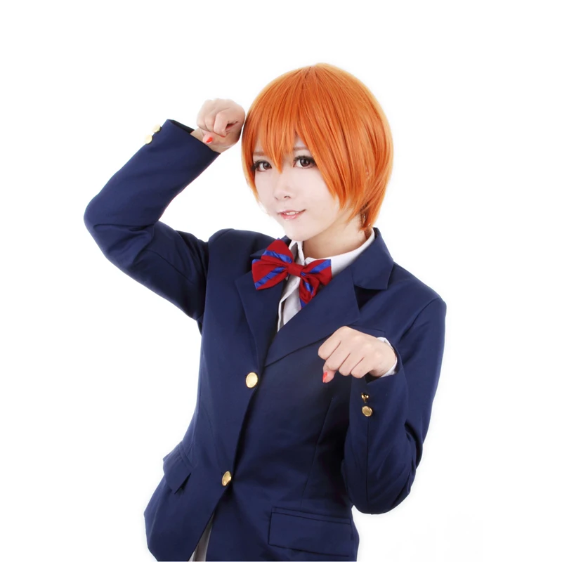 Высококачественный парик для косплея Rin Hoshizora LoveLive! Парик Love Live из коротких
