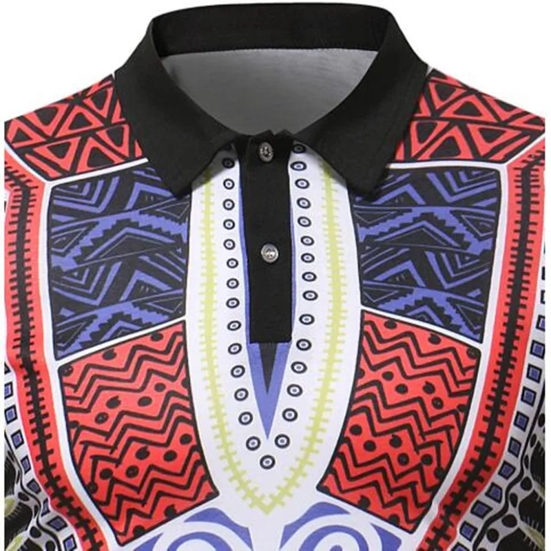 Новая мужская Повседневная рубашка с 3D принтом и короткими рукавами|Поло| |