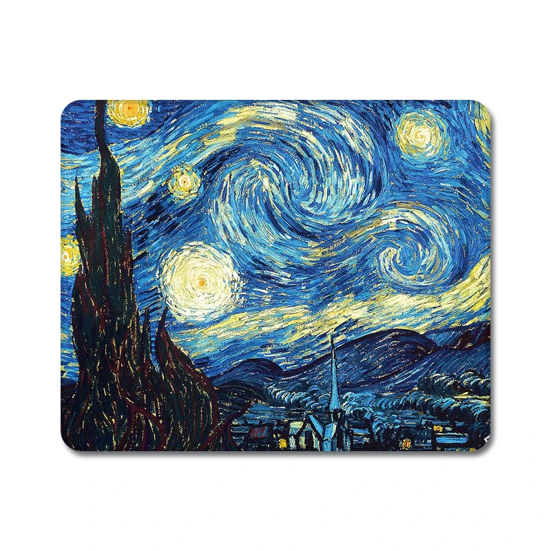 Винсент Ван Гог коллекция живописи Звездная ночь Подсолнух природа резиновый