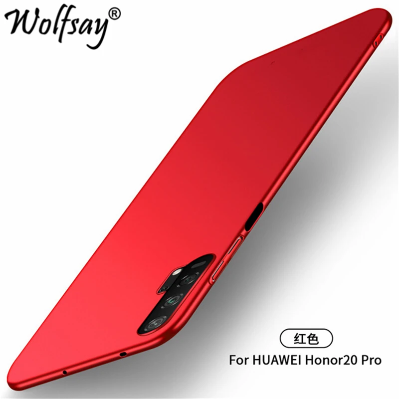 Чехол Wolfsay для Huawei Honor 20 Pro Ультратонкий армированный жесткий чехол из