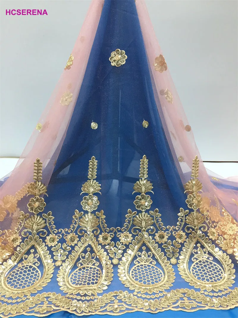 Оптовая продажа! Африканская кружевная ткань 2019 Высококачественная африканская