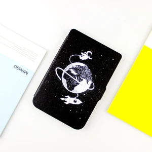 Шелкография Обложка книги чехол для Pocketbook basic touch lux 2 3 614/624/626 плюс читалка 6 ''чехол+ Защитная пленка для экрана - Цвет: 626 diqiu