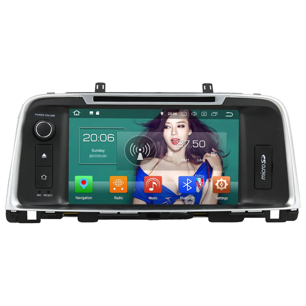 Radio KLYDE 8 дюймов Восьмиядерный PX5 4G wifi Android 8,0 4 Гб ОЗУ 32 Гб ПЗУ BT автомобильный DVD мультимедийный плеер радио для Kia K5 Optima - Цвет: Radio