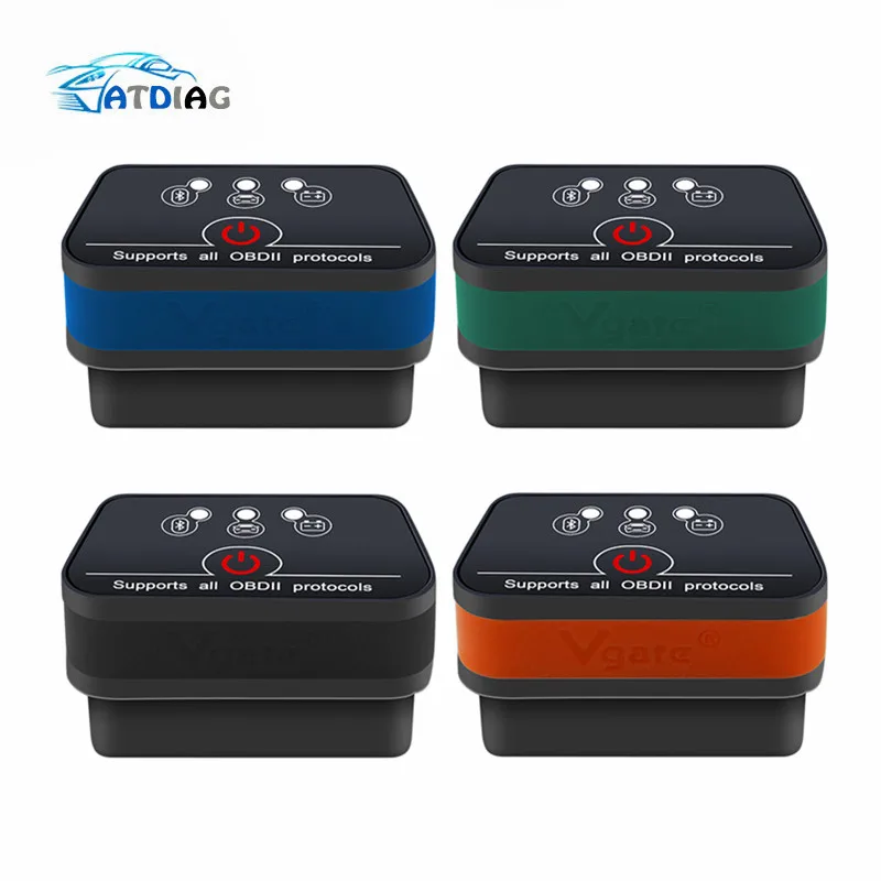 Адаптер диагностический автомобильный Vgate iCar2 ELM327 V2.1 для разъема OBD2 wifi Bluetooth