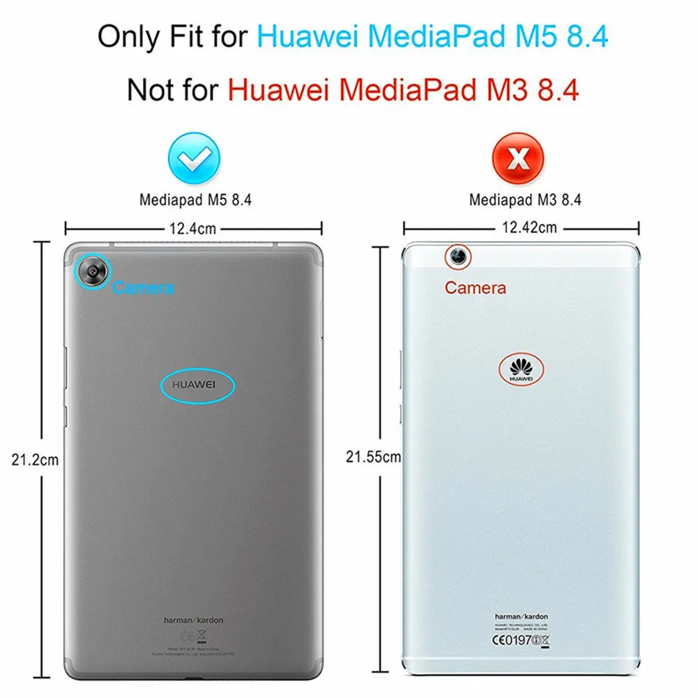 Подпрыгивающий чехол для huawei MediaPad M5 8,4 Вт, эластичный чехол для huawei M5, чехол для модели SHT-AL09/W09, 8,4 дюймов, чехол-бампер для планшета