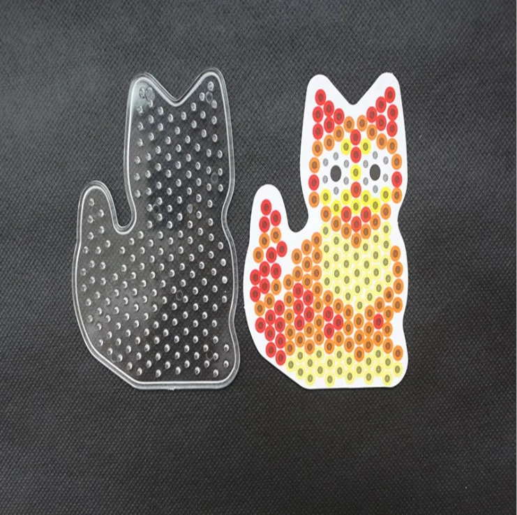 5 мм Хама бусины Pegboards с Рисование Perler бусины для детей ремесло предохранитель бусины головоломки узоры DIY игрушки Пазлы шаблон