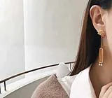 Yhpup трендовые брендовые геометрические 3 Красочные эмалированные серьги-подвески темперамент имитация жемчуга Серьги для женщин вечерние ювелирные изделия подарок
