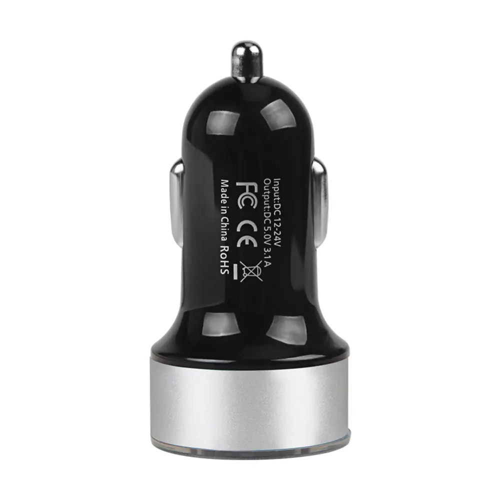 Автомобильное зарядное устройство Vehemo с двумя USB портами и ЖК дисплеем|Адаптер