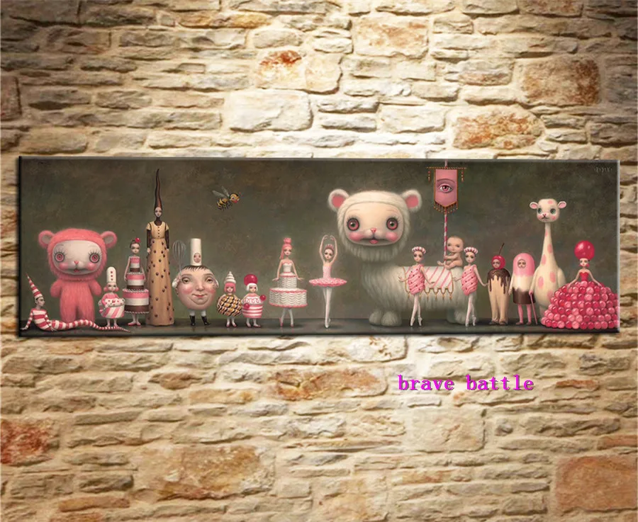 Mark Ryden детский необычный холст для живописи Тёмный мир гостиная спальня домашний