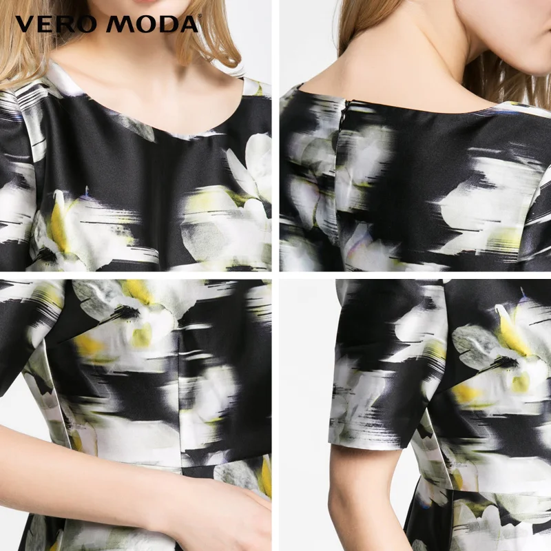Vero Moda Бренд 2018 Новинка Женская Юбка с Короткими Рукавами Платье Женское Удобный