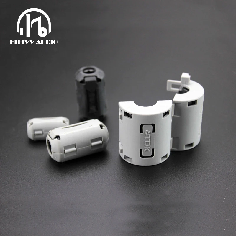 Hifivv аудио вход фильтр ферритовый сердечник зажим на размагничивающееся кольцо
