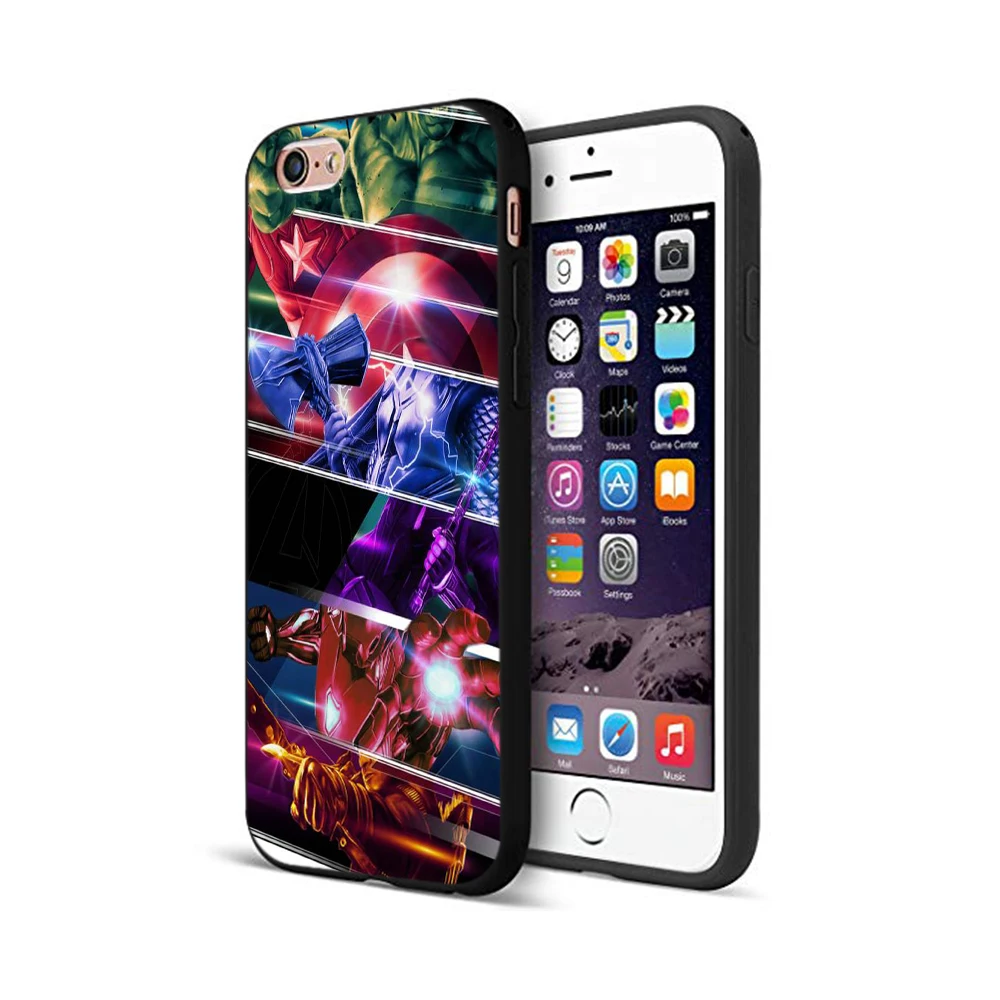 20015 Черный чехол ТПУ для iphone 5 5s se 6 6s 7 8 plus x 10 чехол силиконовый чехол для iphone XR XS MAX чехол Мстители эндшпиль Marvel Comics - Цвет: 20015