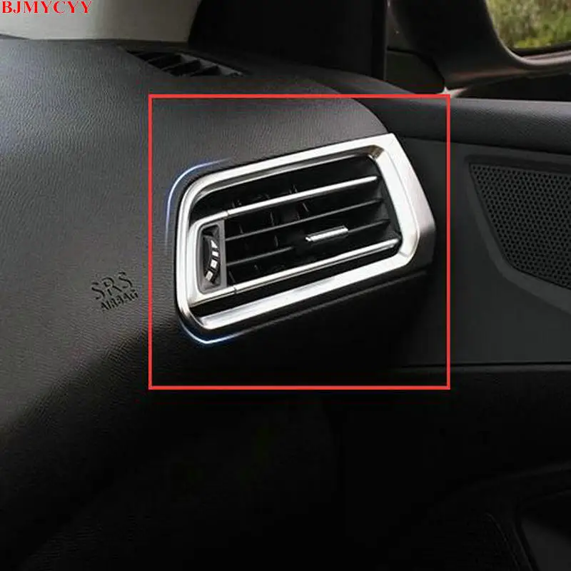 BJMYCYY подходит для peugeot 308 хэтчбек второго поколения T9 из нержавеющей стали отделка кондиционера на выходе крышка автомобиля Acce