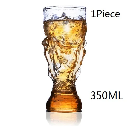 1PCS(350ml) OUSSIRRO 850 мл креативная стеклянная чашка бар Кристальная вода виски вино Питьевая футбольная стеклянная пивная чашка - Цвет: 1PCS(350ml)
