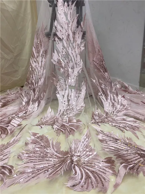 Нигерийское кружево 2019 Высокое качество африканская газовая кружевная ткань и