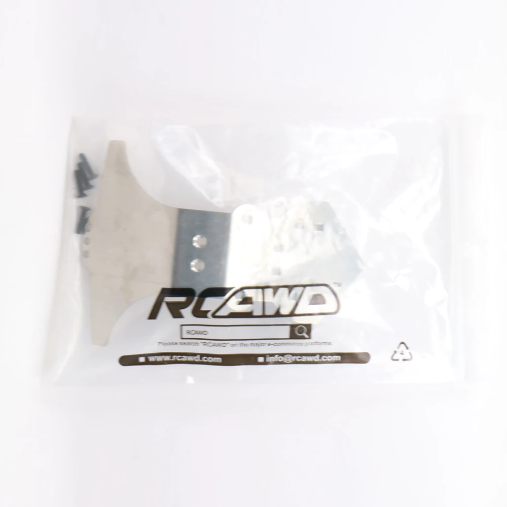 1 шт. RCAWD Нержавеющая сталь передний бампер пластина для Rc хобби модель