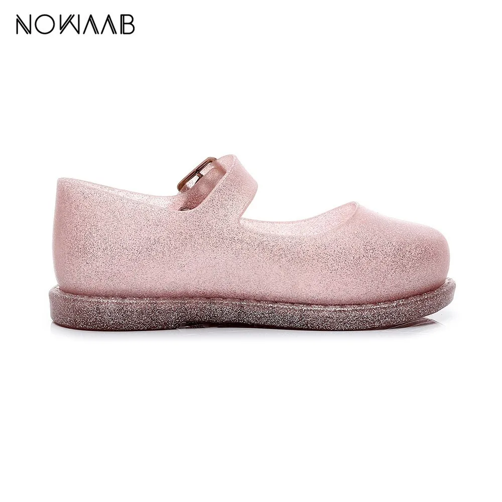 Мини Melissa новинка 2019 светодиодный мигающий светильник прозрачные сандалии для