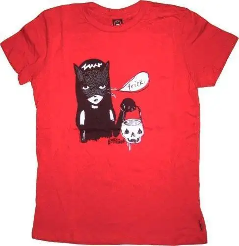 Футболка для подростков Эмили красная женская футболка с мультипликационным