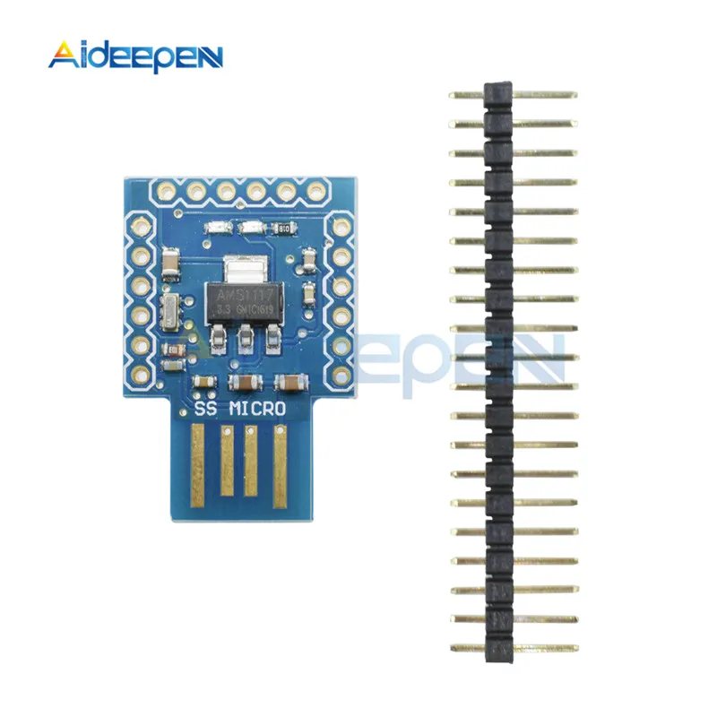 Pro Micro SS Beetle клавиатура BadUSB USB ATMEGA32U4 ATMEGA32U4-AU мини-модуль расширения для Arduino с контактом