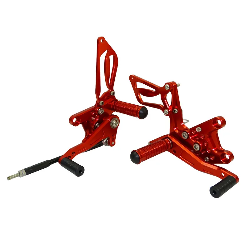 waase GSXR1000 Motorcycle Adjustable Rider Rear Sets Rearset Footrest Foot Pegs For SUZUKI GSXR 1000 2000 2001 2002 2003 2004|foot pegs|footrests