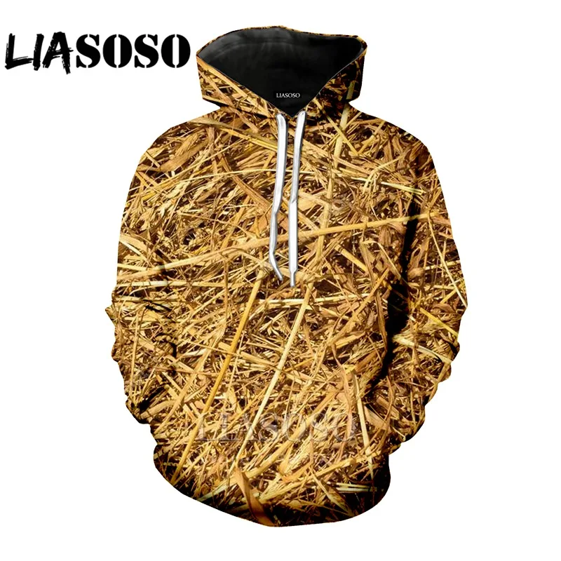 LIASOSO,, модные толстовки, шапка, пальто, животное, аниме, толстовка, 3D принт, для мужчин, дерево, новинка, wo, для мужчин, забавные, зеленые и серые, охотничьи толстовки, E226