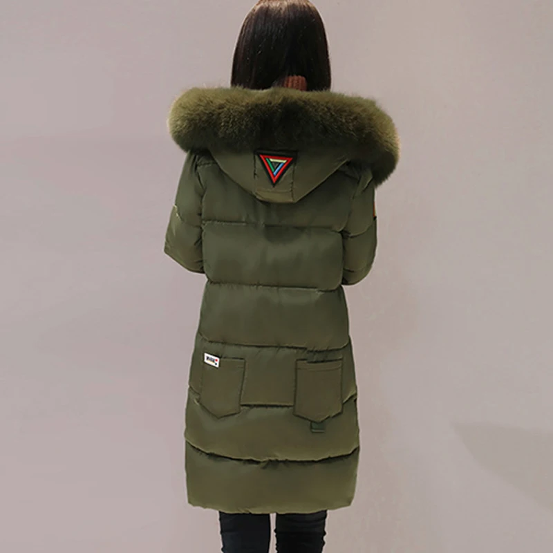 APOENG зимняя женская одежда длинные Сельма Куртки Хлопок 2019 Новый более плотная