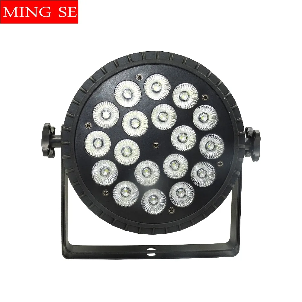 4 шт./лот 18x18 Вт RGBWA UV 6в1 Led Par Светильник 18x12 Вт RGBW 4 в 1 Алюминиевый мойщик стен диско светильник свадебный сценический светильник ing