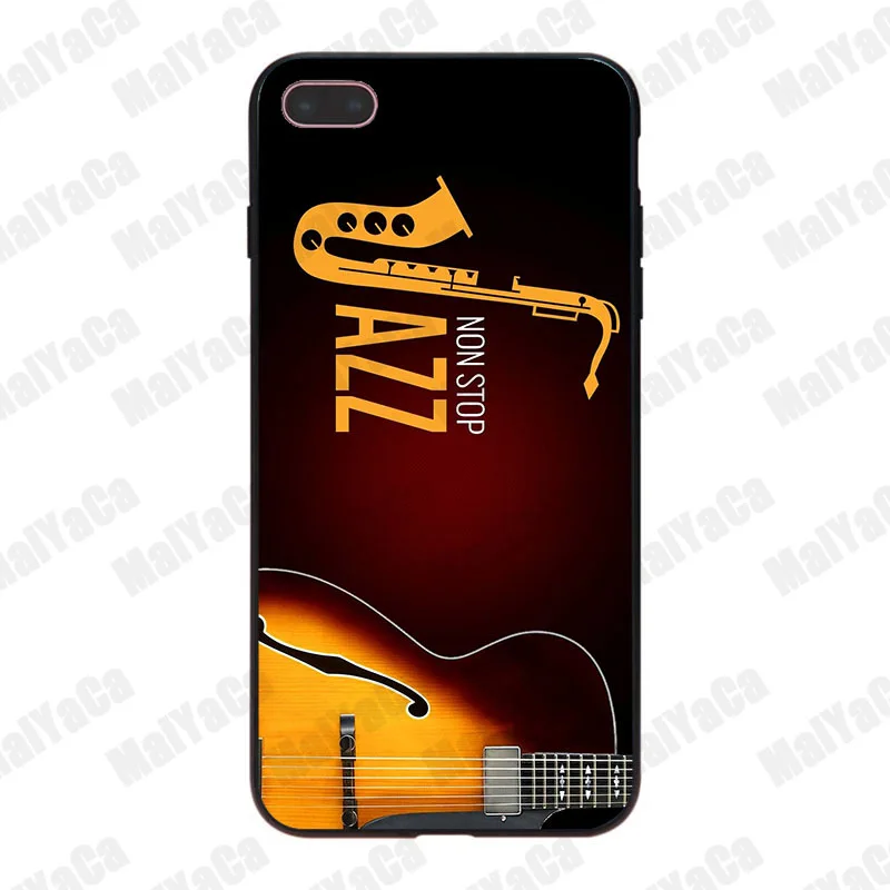 MaiYaCa бас гитара струны музыка Новинка Fundas мягкий чехол для телефона iPhone 8 7 6 6S Plus X 10