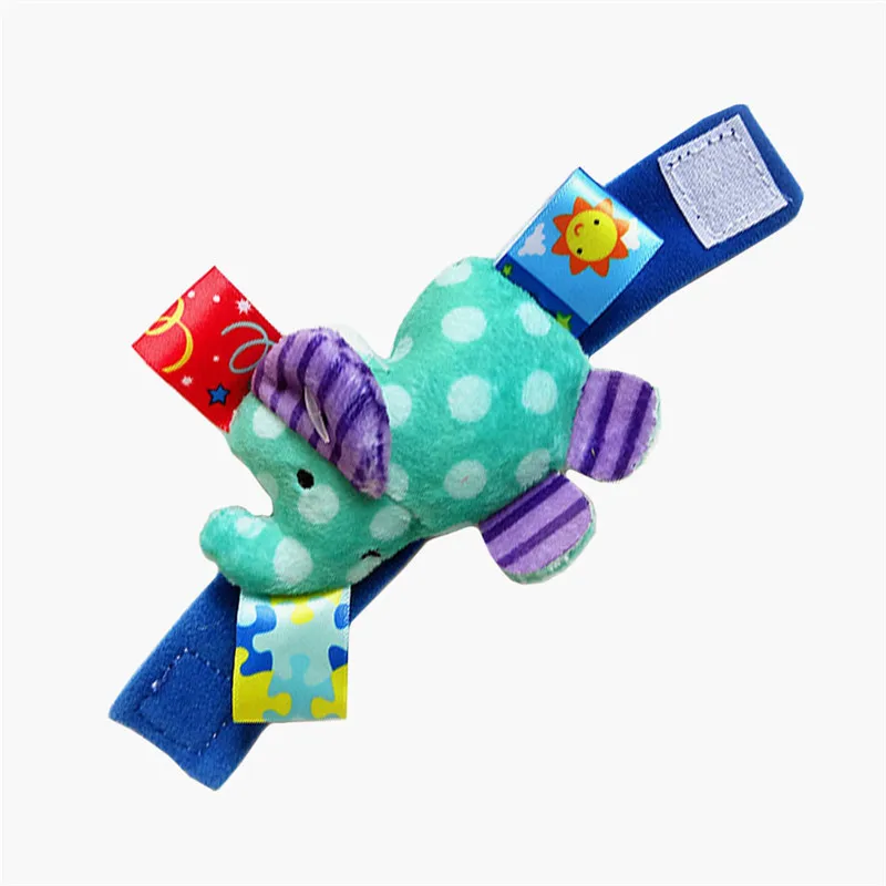 Newborn Baby Toy Baby Rattles Toys Animal Socks Wrist Strap with Rattle Baby Foot Socks Wrist Strap Cartoon Educational Toys
