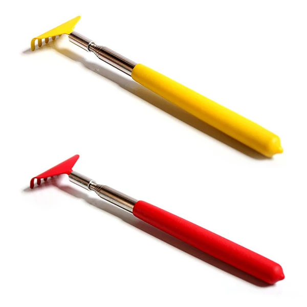 

Телескопическая чесалка для спины, нержавеющая сталь, против зуда