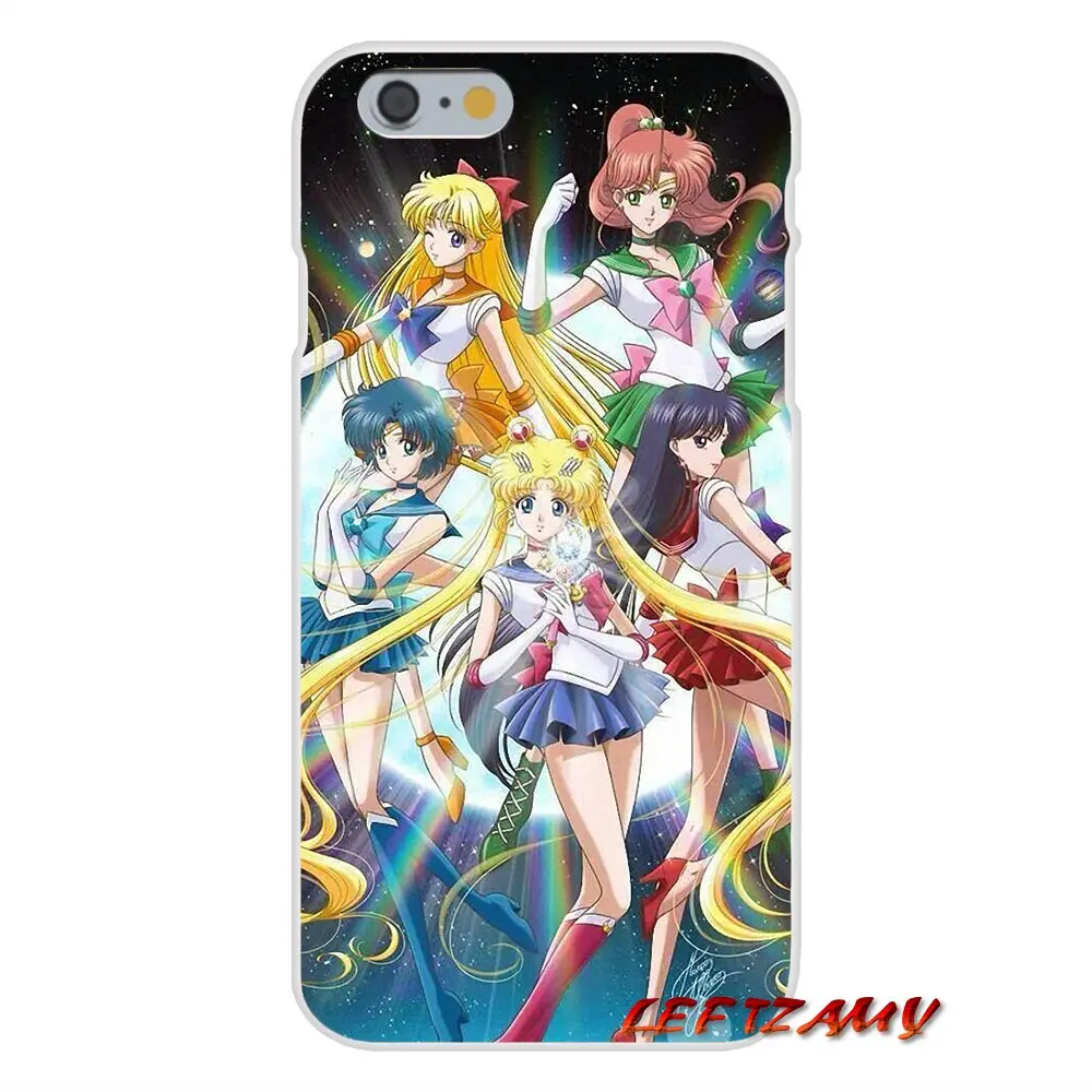 Мультфильм Сейлор Мун для Sony Xperia Z Z1 Z2 Z3 Z4 Z5 compact M2 M4 M5 E3 T3 XA Aqua аксессуары чехлы