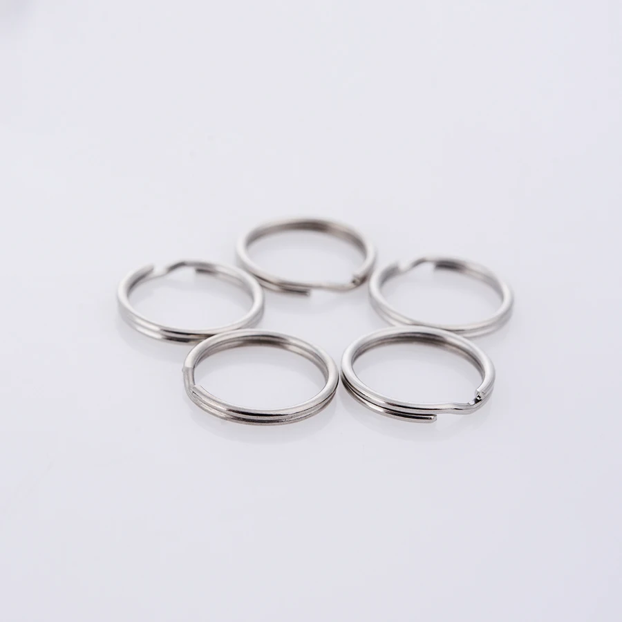 Металлический брелок для кемпинга 10 шт. 15 мм ключей открытый инструмент из сплава