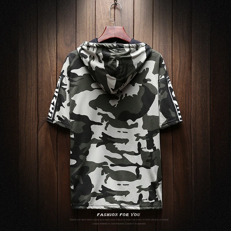 Новинка 2019 Мужская одежда приталенное пальто с капюшоном рукавом до локтя