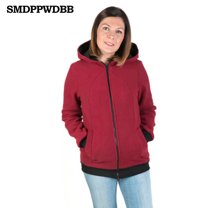 Осенне зимняя одежда для беременных SMDPPWDBB шерстяное пальто детей плавучее