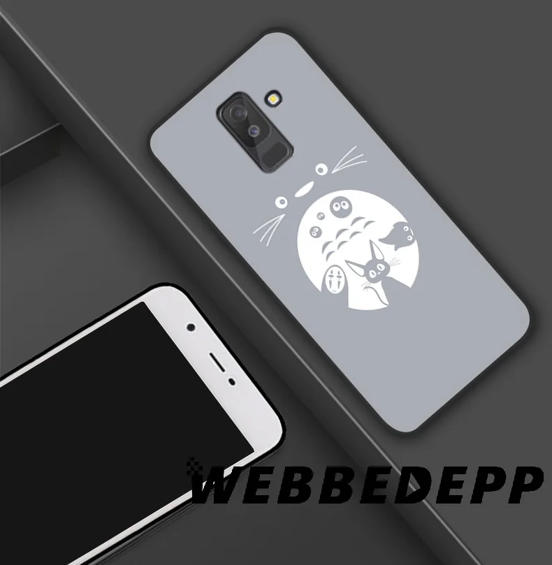 WEBBEDEPP My Neighbor Totoro Soft Silicone Case for Samsung Galaxy A9 A8 A7 A6 Plus 2018 A5 A3 2017 2016 Note 9 8 |