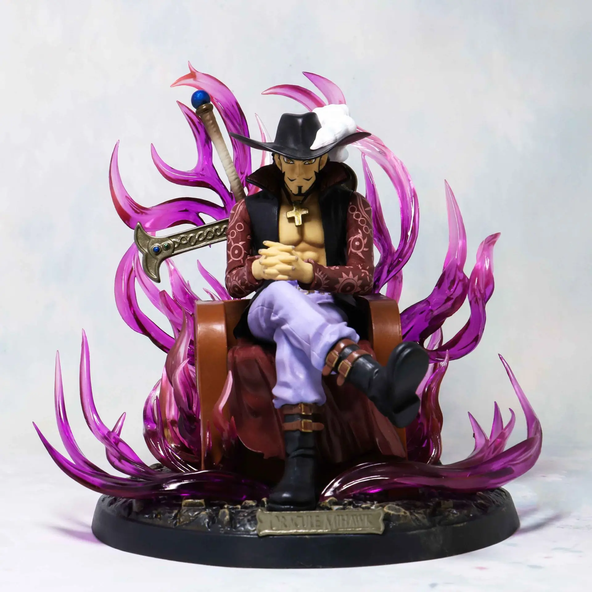 Экшн фигурка из ПВХ GK Dracule Mihawk 20 см коллекционные модели игрушек|Игровые фигурки и