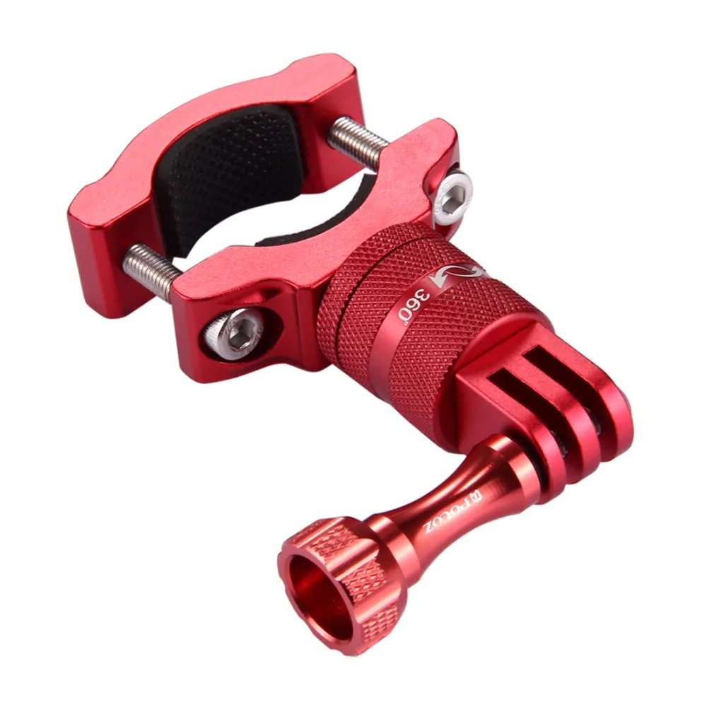 PULUZ PU223 sport camera accessories Bicycle Aluminum Handlebar Adapter Mount for GoPro HERO5 Session /5 4 /4 /3+ 3 2 1 | Электроника
