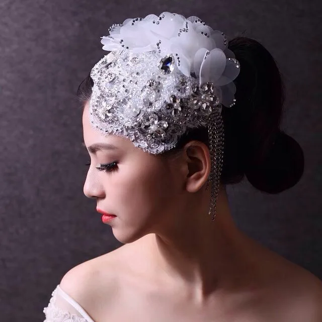 Artesanal de Cristal Cintilante Tiara Coroa Casamento Da Noiva Flor головная повязка для женщин на выпускной