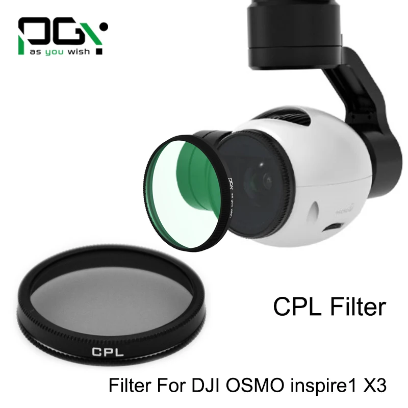 Фильтр для объектива камеры DJI OSMO X3 inspire1 Professional Advanced gimbal Камера ND2-400 ND4 ND8 ND16 CPL MC-UV