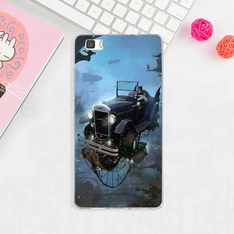 Soft TPU Silicon Phone Case for Huawei P8 P9 P10 P20 Lite Mate 10 Pro Y3 Y5 Y6 II Y7 Honor 6X Plus Fantasy World Steampunk Ship | Мобильные